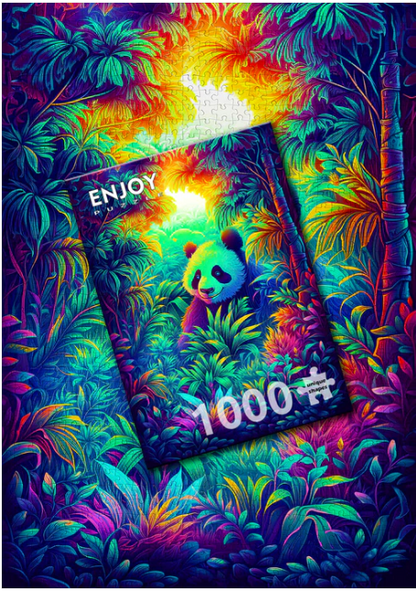 Enjoy 1000pc Jigsaw Puzzle – Panda Corner