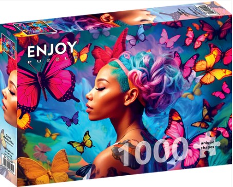 Enjoy 1000pc Jigsaw Puzzle – Queen of Butterflies
