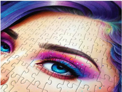 Enjoy 1000pc Jigsaw Puzzle – Rainbow Flower Portrait