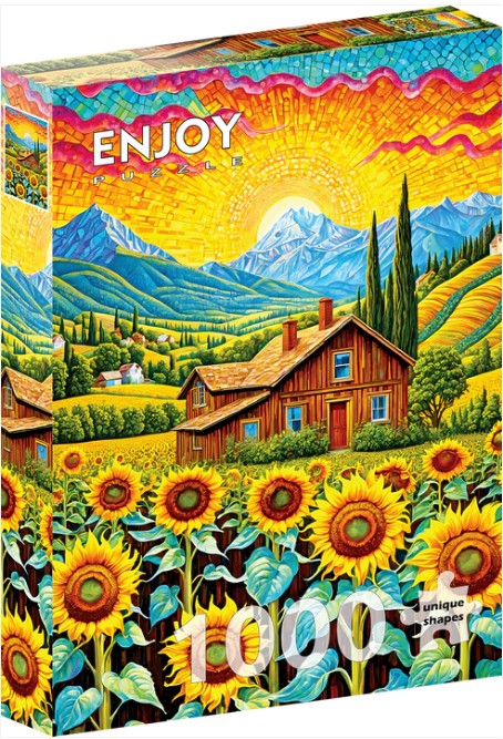 Enjoy 1000pc Jigsaw Puzzle – Sunflower House