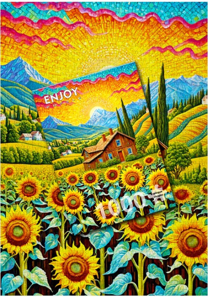 Enjoy 1000pc Jigsaw Puzzle – Sunflower House