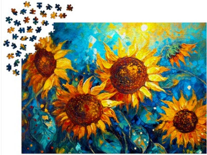 Enjoy 1000pc Jigsaw Puzzle – Sunflowers Reunion
