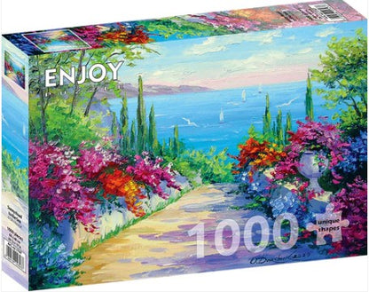 Enjoy 1000pc Jigsaw Puzzle – Sunny Road to the Sea