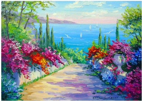 Enjoy 1000pc Jigsaw Puzzle – Sunny Road to the Sea