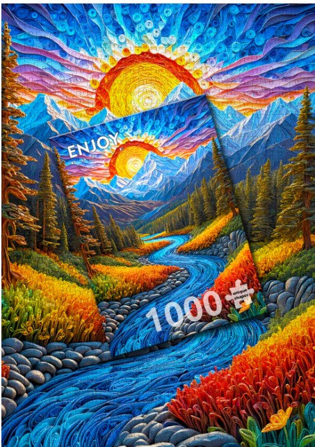 Enjoy 1000pc Jigsaw Puzzle – Sunrise Landscape