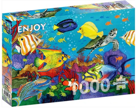 Enjoy 1000pc Jigsaw Puzzle – Underwater Rainbow