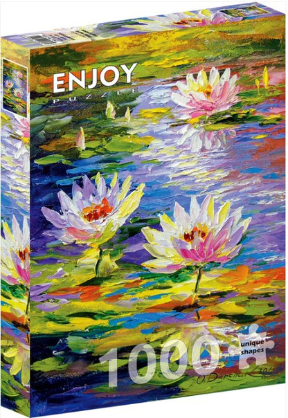 Enjoy 1000pc Jigsaw Puzzle – Water Lilies in the Pond