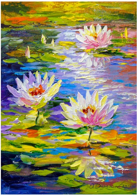 Enjoy 1000pc Jigsaw Puzzle – Water Lilies in the Pond