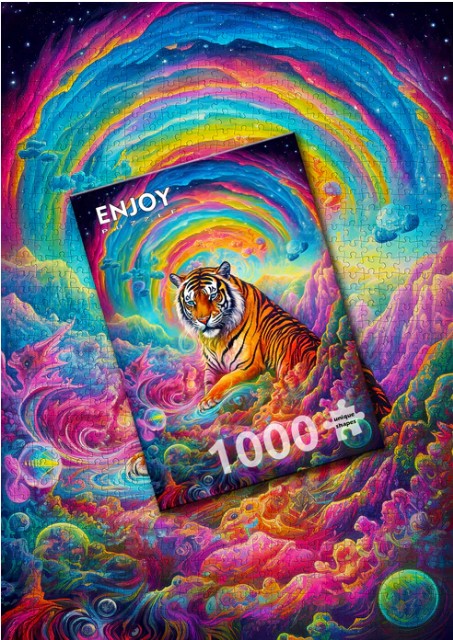 Enjoy 1000pc Jigsaw Puzzle – Where Tigers Reign