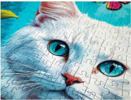 Enjoy 1000pc Jigsaw Puzzle – White Cat