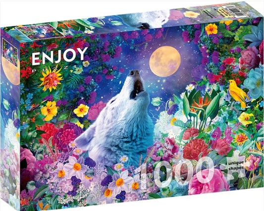 Enjoy 1000pc Jigsaw Puzzle – Wolf Moon