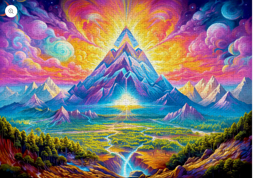 Enjoy 1000pc Jigsaw Puzzle – Woodland Pyramids