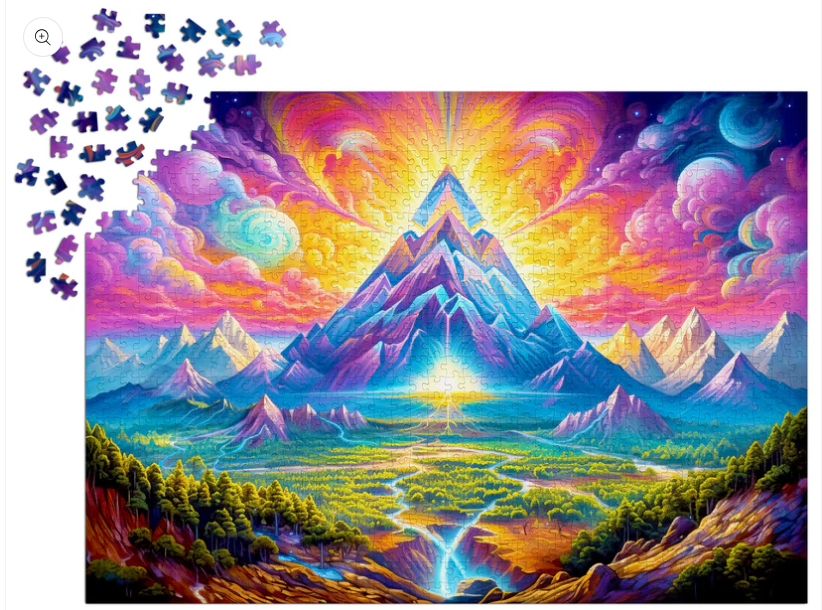 Enjoy 1000pc Jigsaw Puzzle – Woodland Pyramids