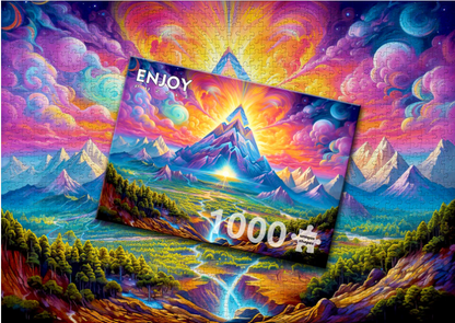 Enjoy 1000pc Jigsaw Puzzle – Woodland Pyramids
