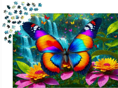 Enjoy 1000pc Jigsaw Puzzle – Butterfly in the Forest