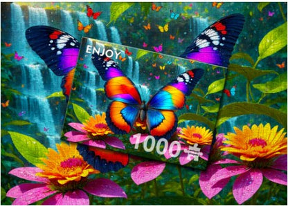 Enjoy 1000pc Jigsaw Puzzle – Butterfly in the Forest