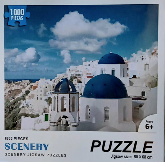 PIP Games 1000pc Scenery Jigsaw Puzzle – Santorini