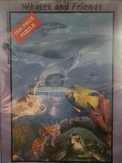 1500pc Jigsaw Puzzle – Whales and Friends