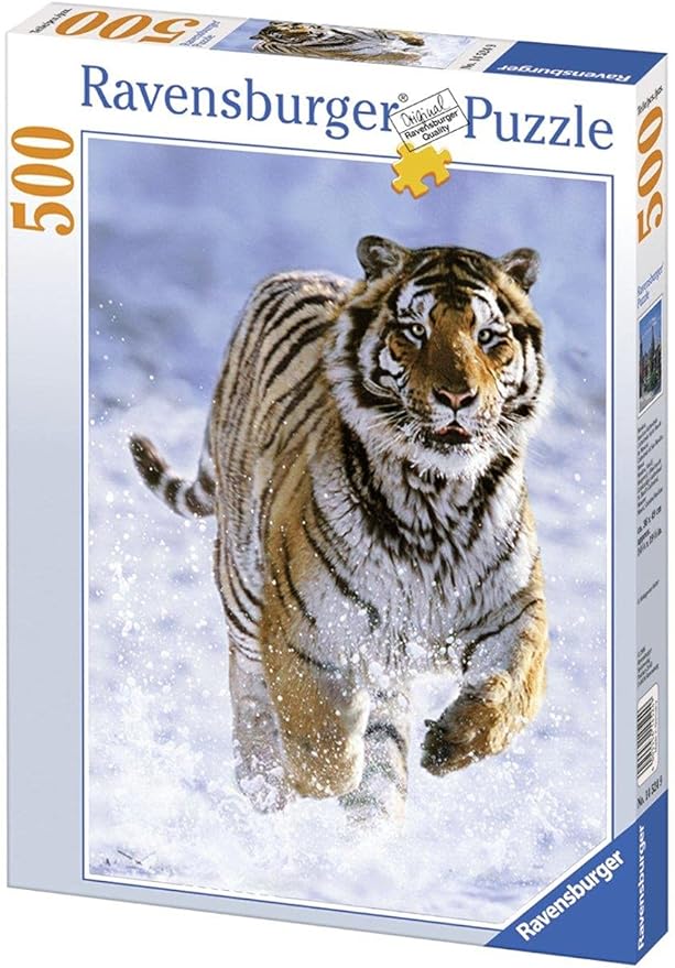 Ravensburger 500pc Jigsaw Puzzle – Tiger in Winter (Preloved)