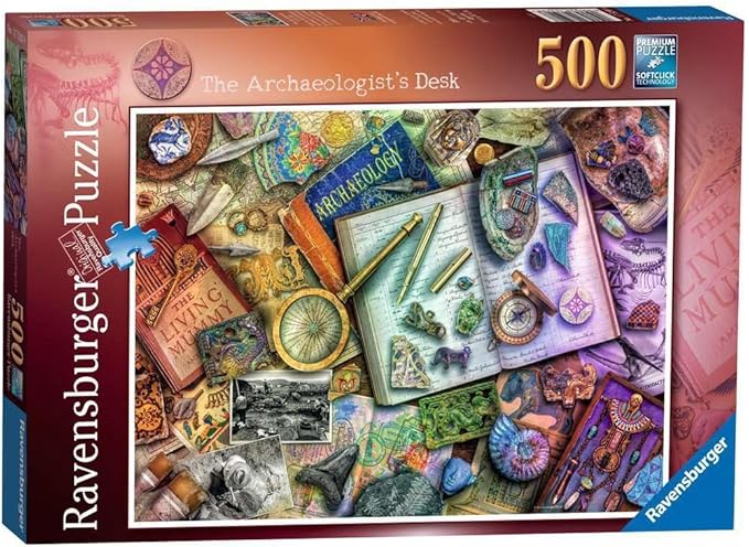 Ravensburger 500pc Jigsaw Puzzle – The Archaeologist’s Desk (Preloved)