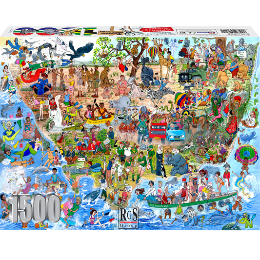 RGS Group 1500pc Jigsaw Puzzle – Funny South Africa: Where is Bokkie?