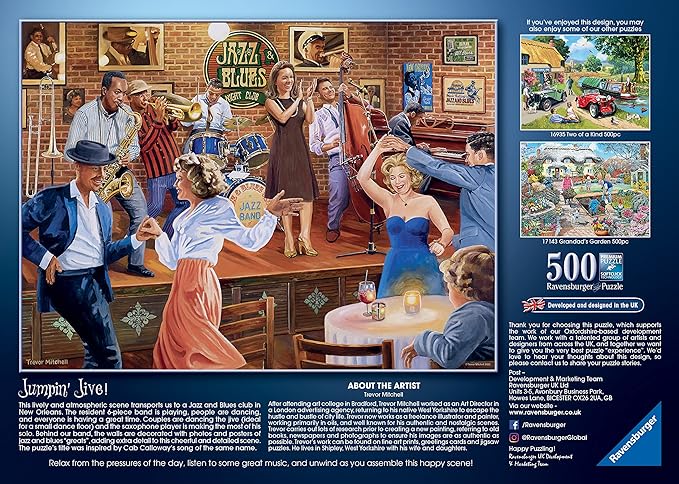 Ravensburger 500pc Jigsaw Puzzle – Jumpin’ Jive (Preloved)