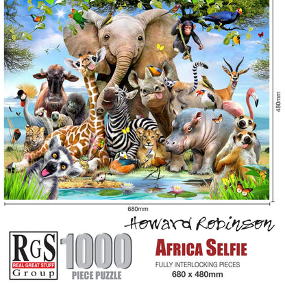 RGS Group 1000pc Jigsaw Puzzle – Africa Selfie