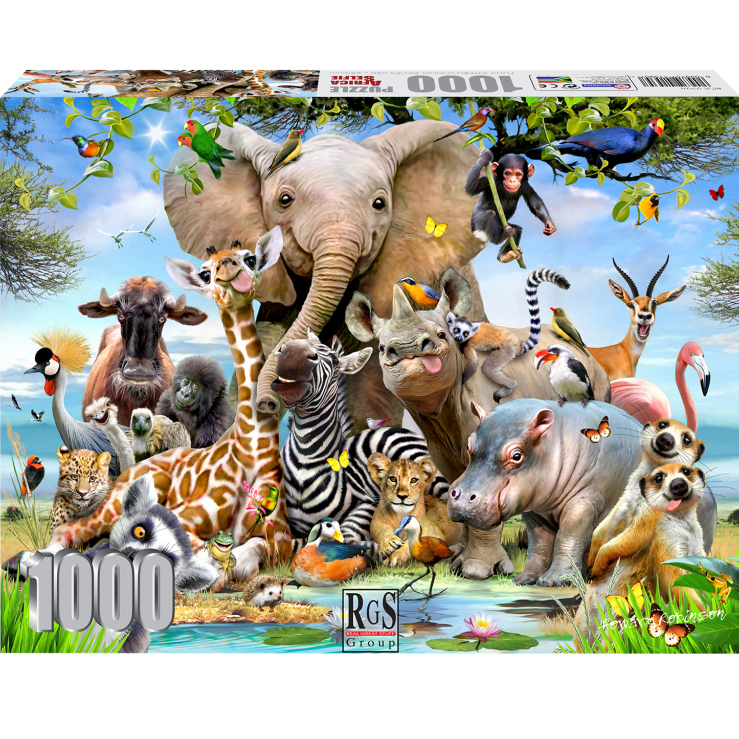 RGS Group 1000pc Jigsaw Puzzle – Africa Selfie