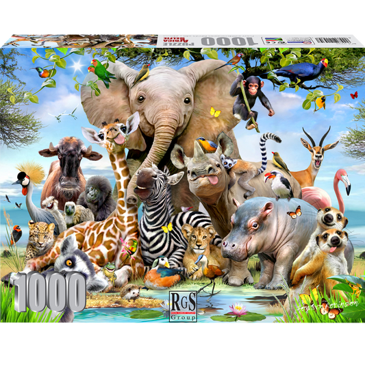 RGS Group 1000pc Jigsaw Puzzle – Africa Selfie