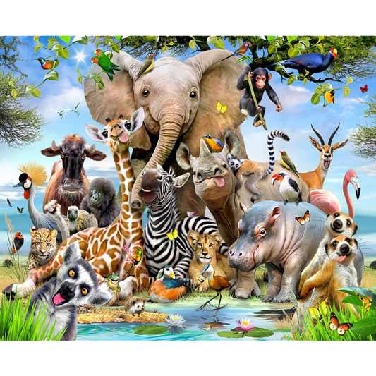 RGS Group 1000pc Jigsaw Puzzle – Africa Selfie