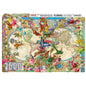 RGS Group 1500pc Jigsaw Puzzle – Blooms World Map