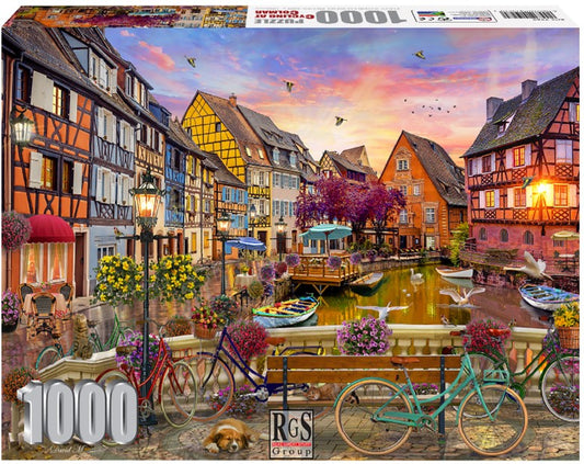 RGS Group 1000pc Jigsaw Puzzle – Cycling at Colmar