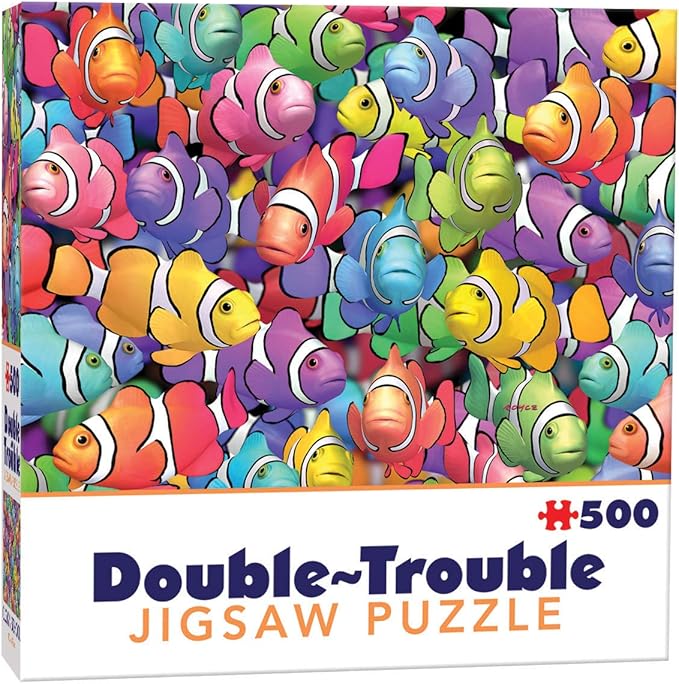 Double Trouble 500pc Jigsaw Puzzle – Clownfish