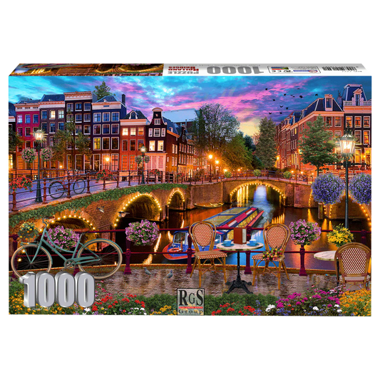 RGS 1000pc Jigsaw Puzzle – Bridges of Holland (Preloved)