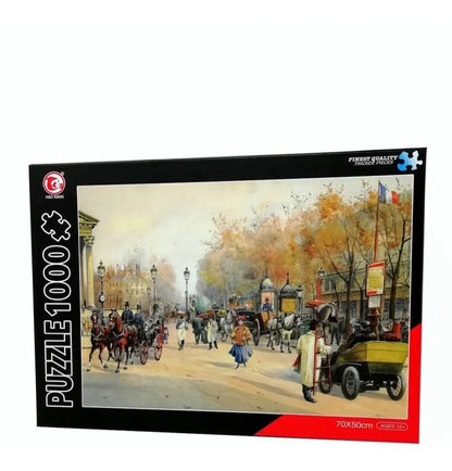 Hao Xiang 1000pc Jigsaw Puzzle – French Street Scene