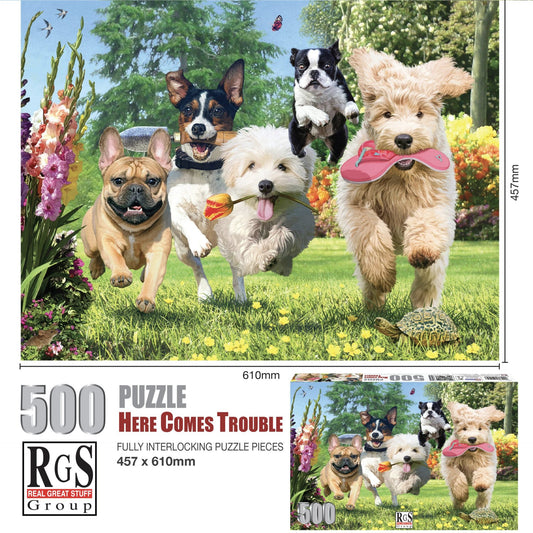 Here comes trouble 500 piece