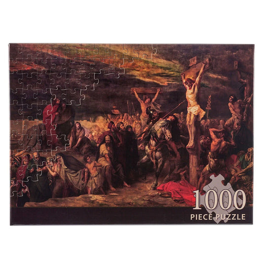 Christian Art Gifts 1000pc Jigsaw Puzzle – The Crucifixion