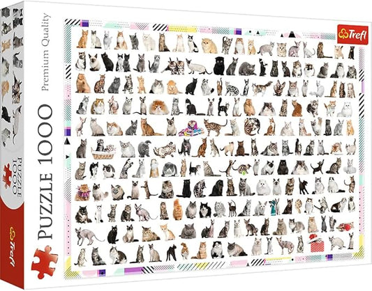 Trefl 1000pc Jigsaw Puzzle – Cats Collage