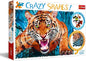 Trefl Red 600pc Crazy Shapes – Facing a Tiger