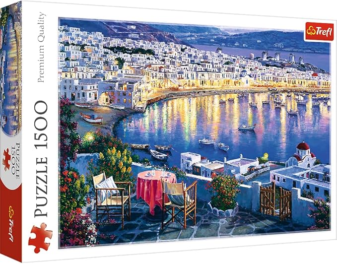 Trefl 1500pc Jigsaw Puzzle – Mykonos at Sunset