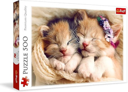 Trefl 500pc Jigsaw Puzzle – Sleeping Kittens