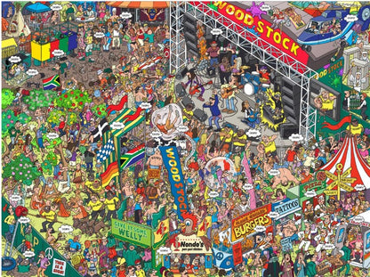 RGS Group 500pc Jigsaw Puzzle – Woodstock: Food Stock Edition