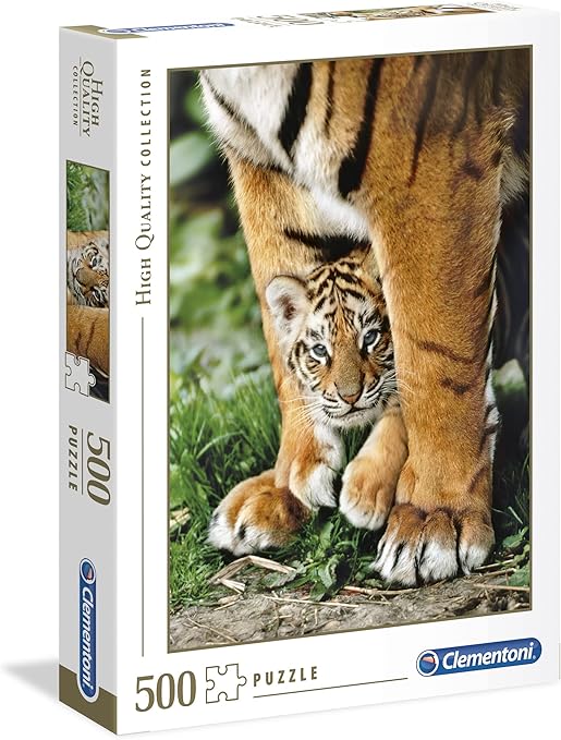 Clementoni Bengal Tiger Cub – 500 Piece Puzzle (Preloved)