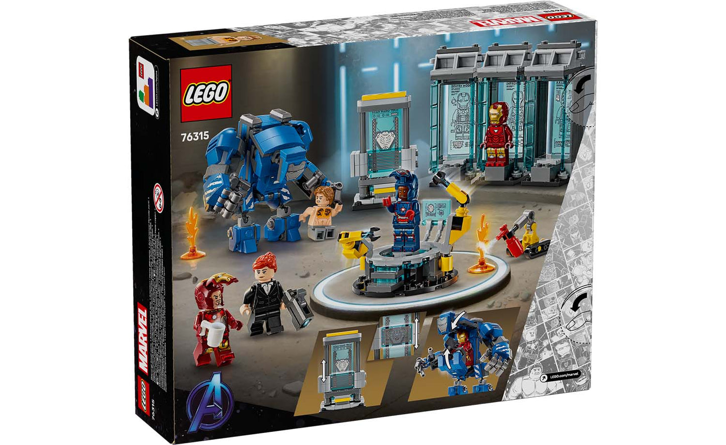 LEGO Marvel – Iron Man’s Laboratory: Hall of Armor