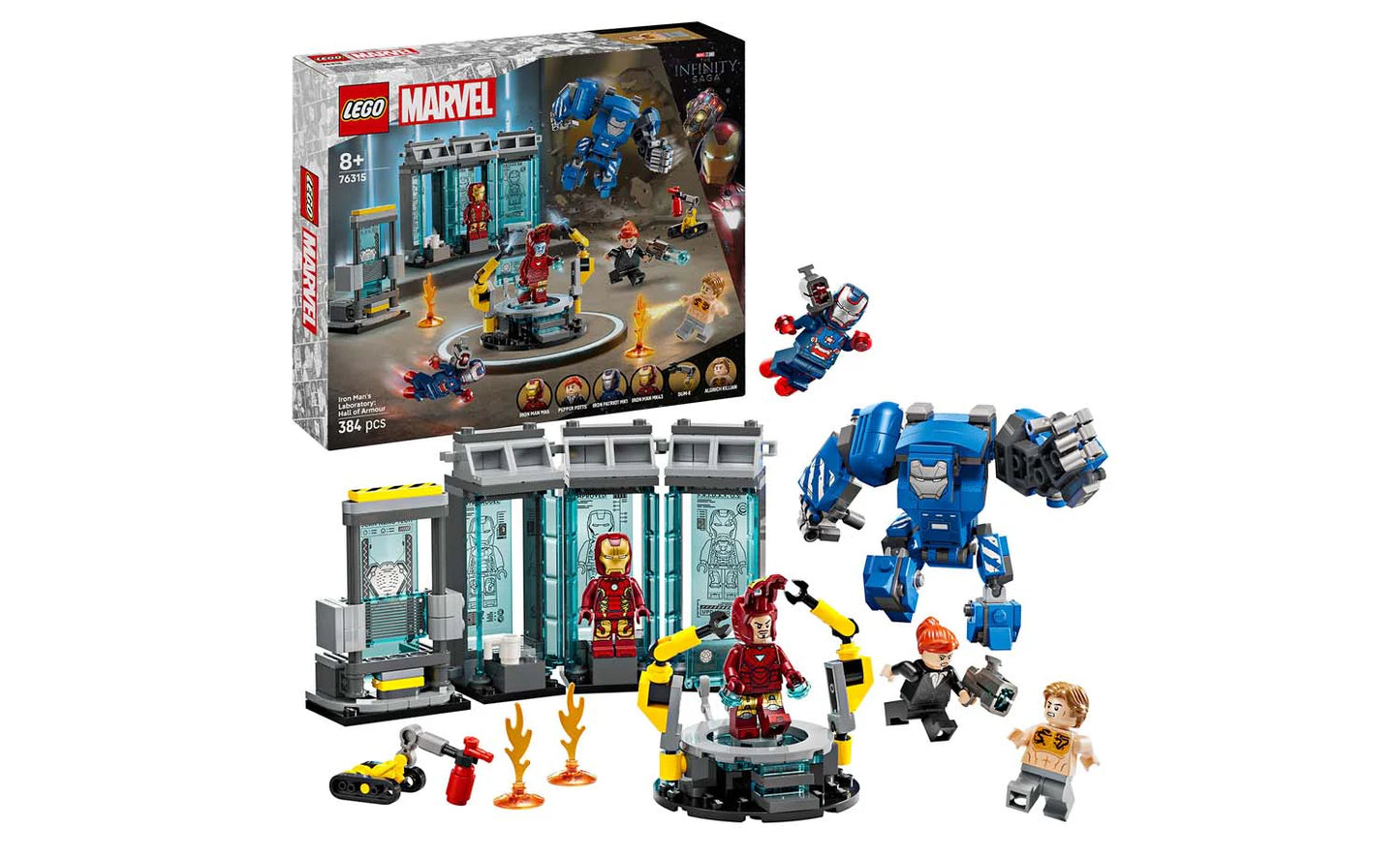 LEGO Marvel – Iron Man’s Laboratory: Hall of Armor