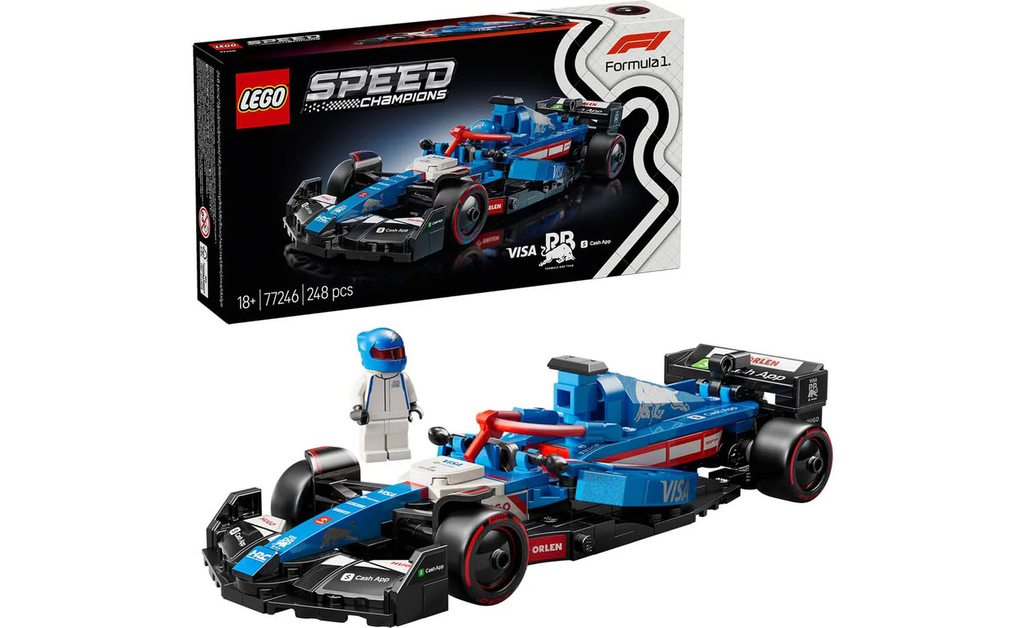 LEGO Speed Champions – Visa Cash App RB VCARB 01 F1® Race Car