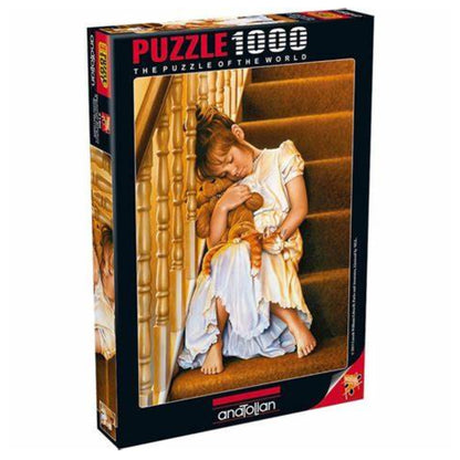Anatolian 1000pc Jigsaw Puzzle – A Sleep on the Stairs